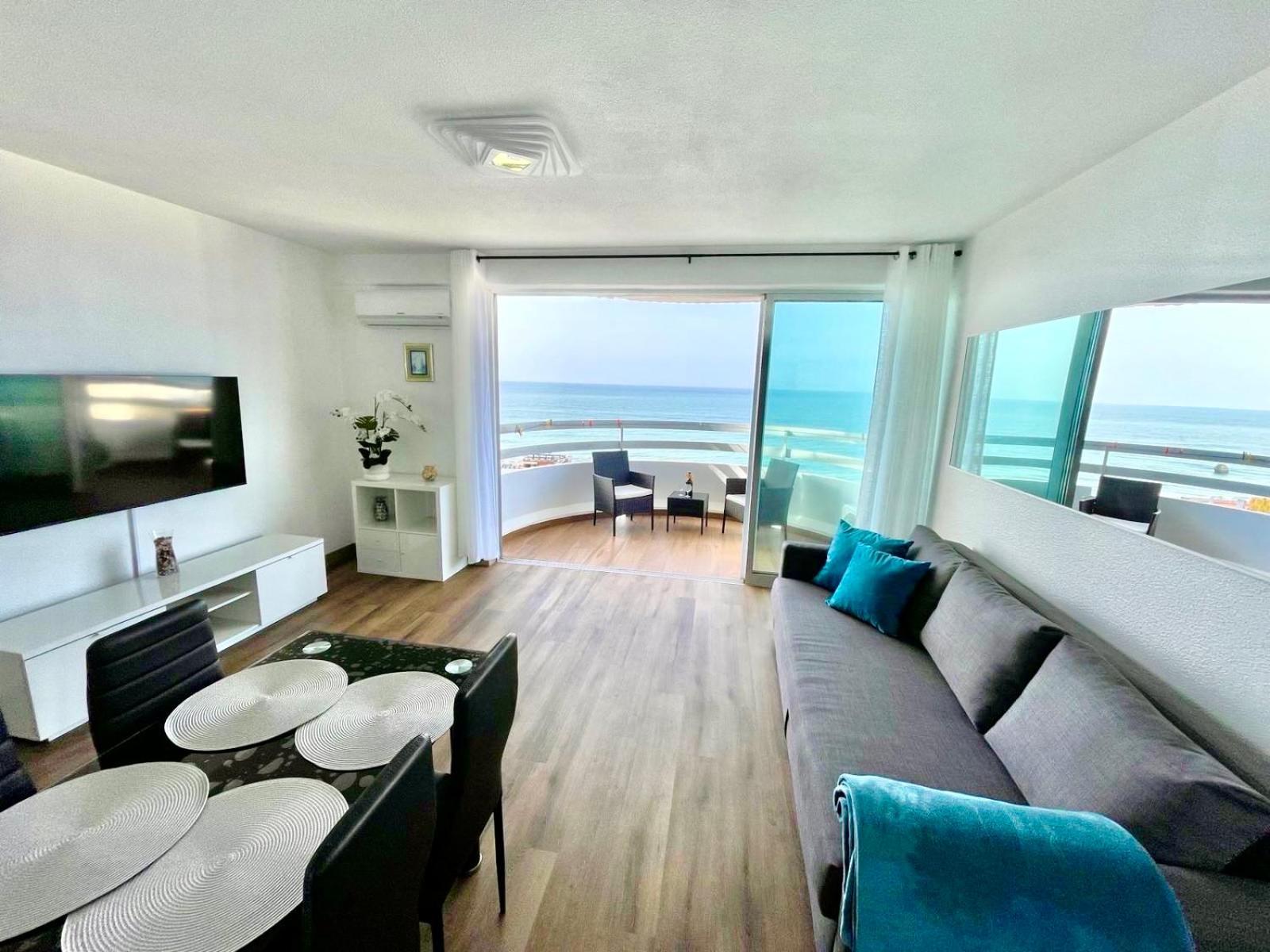 Top Ocean View Apartment - Amazing Sunset - Modern Style - Pool & 200M To Beach Портиман Екстериор снимка