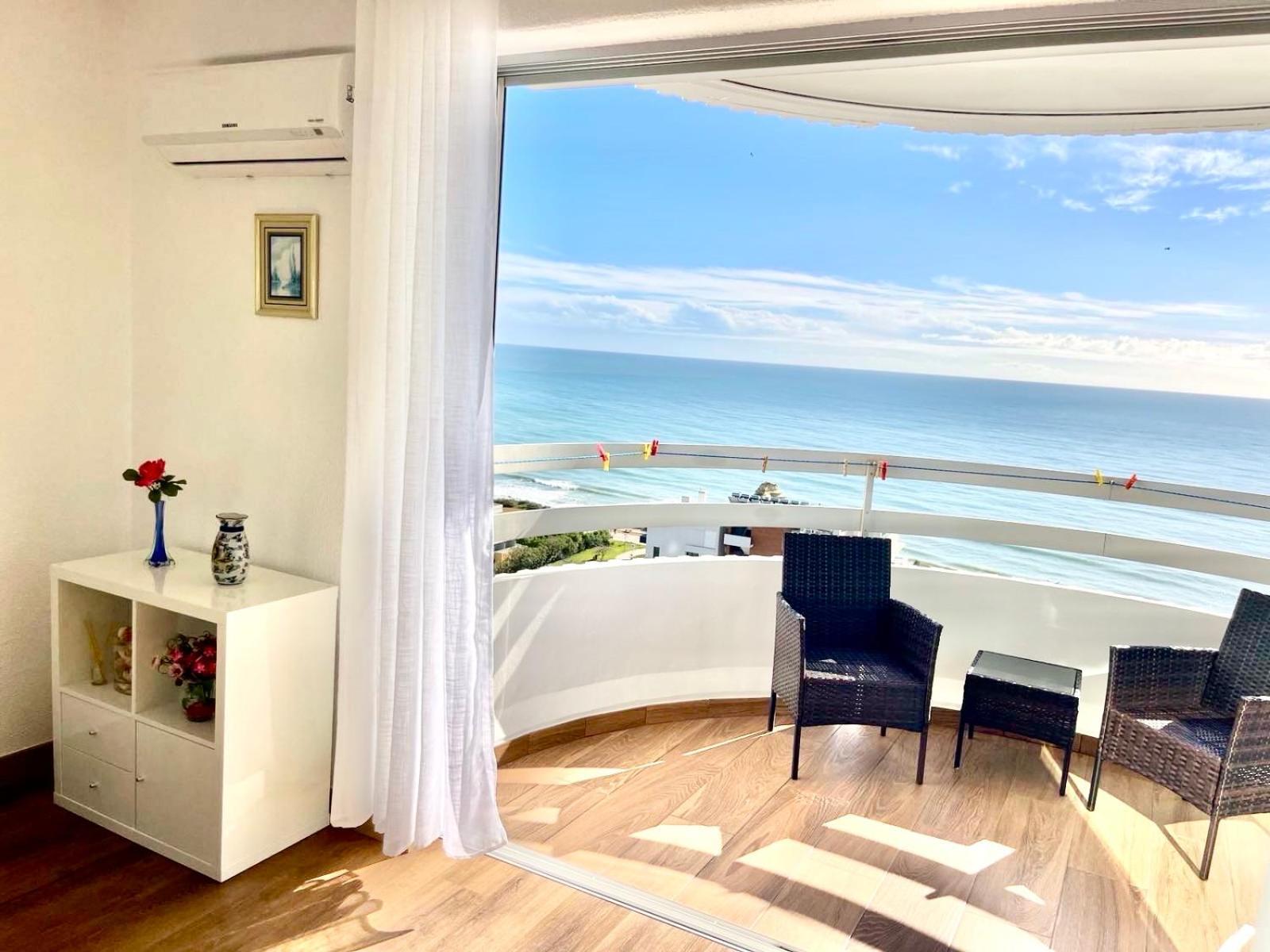 Top Ocean View Apartment - Amazing Sunset - Modern Style - Pool & 200M To Beach Портиман Стая снимка